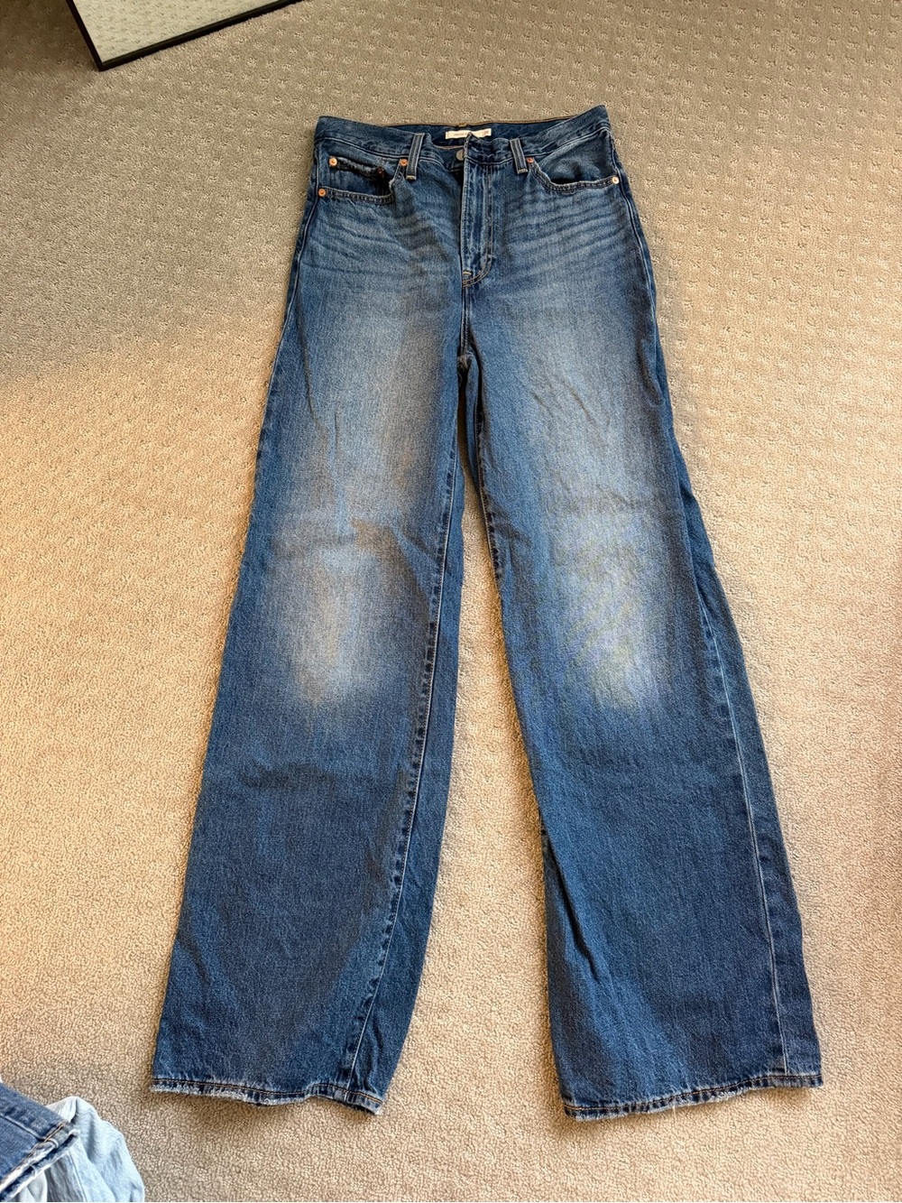 Levi’s Ribcage Wide-Leg Women's Jeans in Blue - SIZE 28